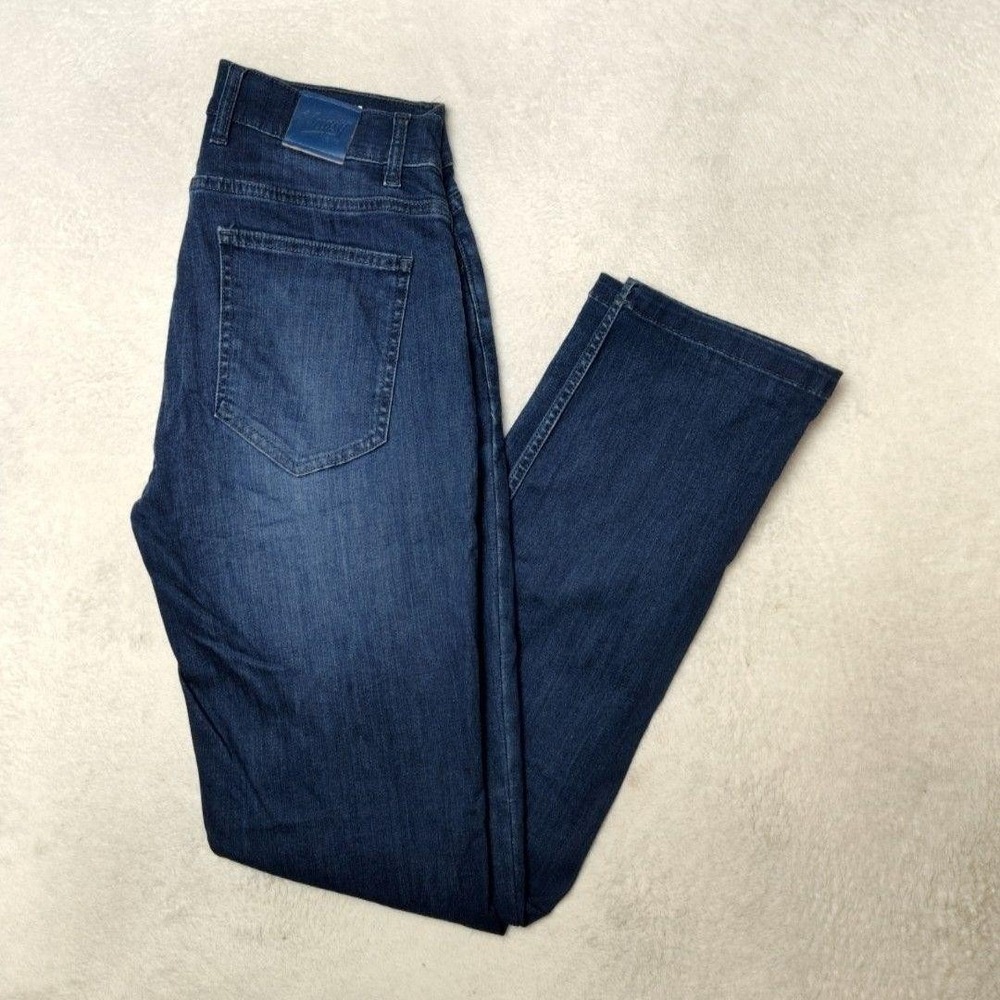 Mugsy Jeans Jeans Mens 32x32 Blue Fultons Straight Slim Medium Wash Denim